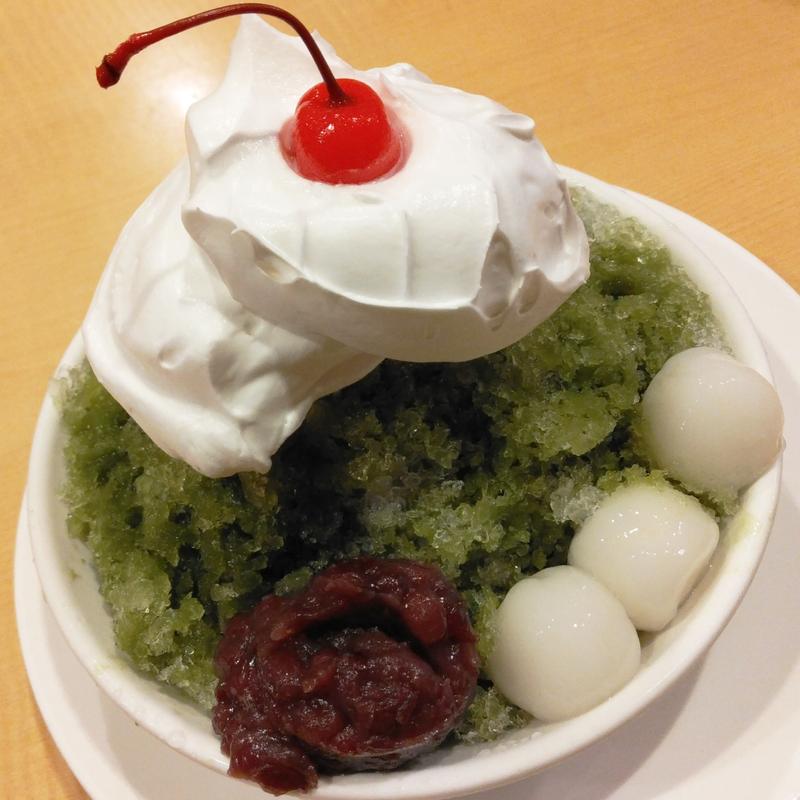 ふわとろホイップのかき氷 宇治抹茶(ガスト 仙台八乙女店 )