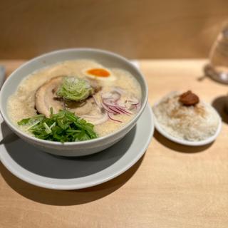 味噌鶏白湯(ダイブ飯セット)(鶏白湯ラーメンMUTSUKI)