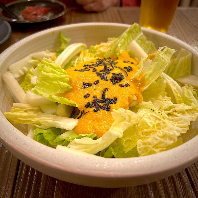白菜サラダ(普通の居酒屋 狛江)