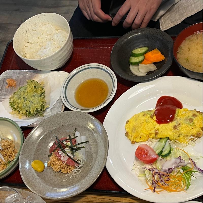 ■納豆御膳(居酒屋 てんまさ 2F店 （TENMASA）)