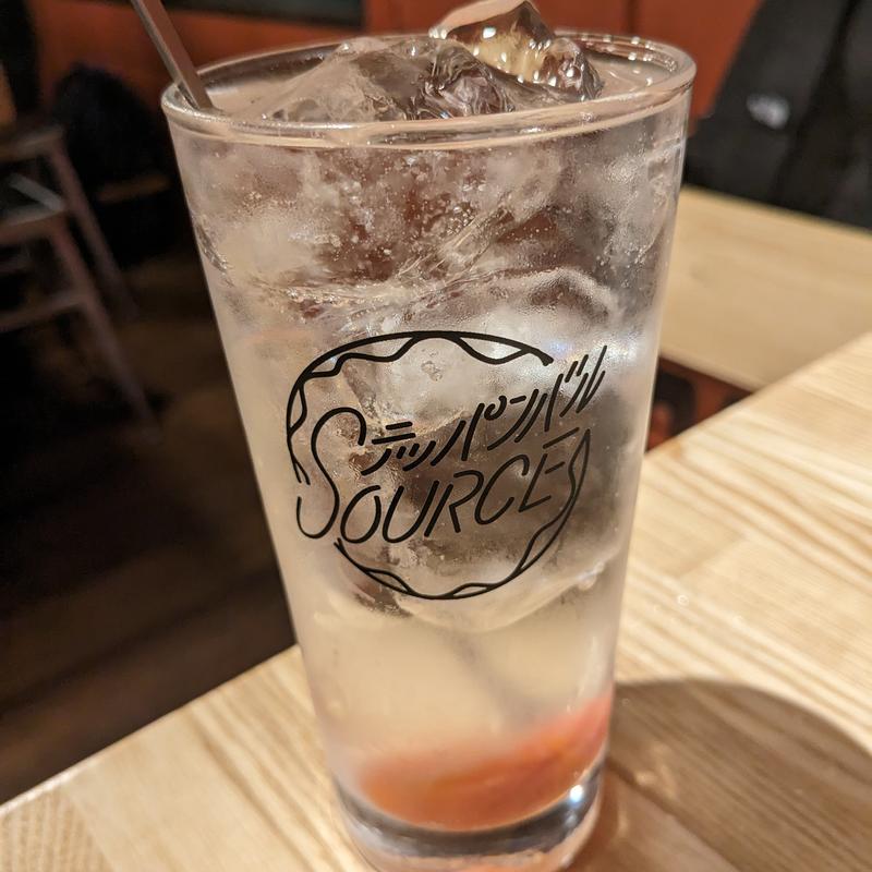 梅干しサワー(鉄板バル SOURCE 五反田店)