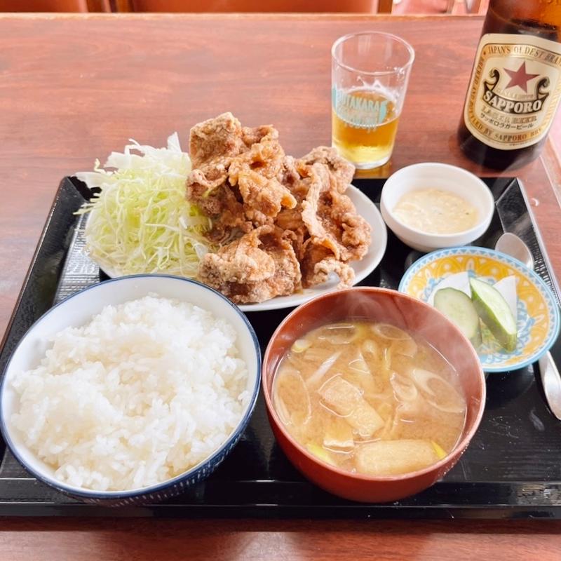 ブタカラ定食(ことぶき食堂 )