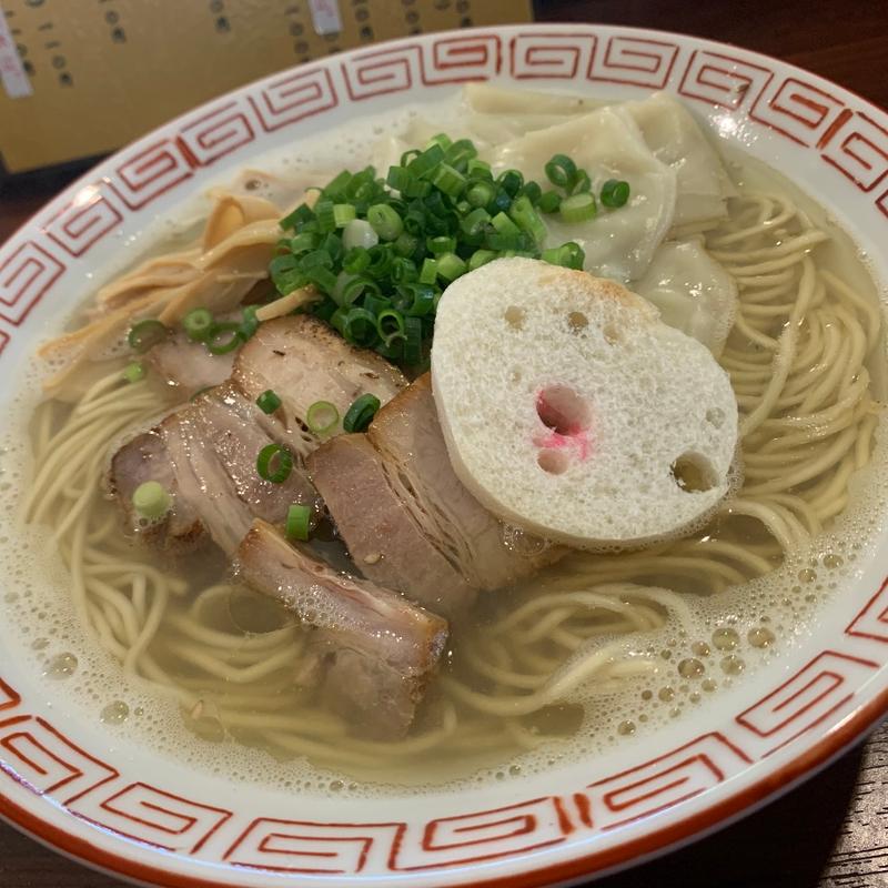 白たまり醤油　大盛り　ワンタン皮(自家製麺おお田)