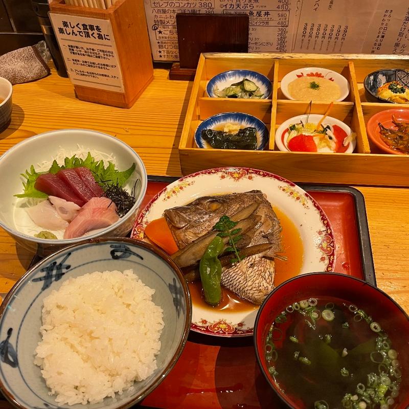 ふじ子ちゃん定食(魚屋スタンドふじ子 ルクア店)