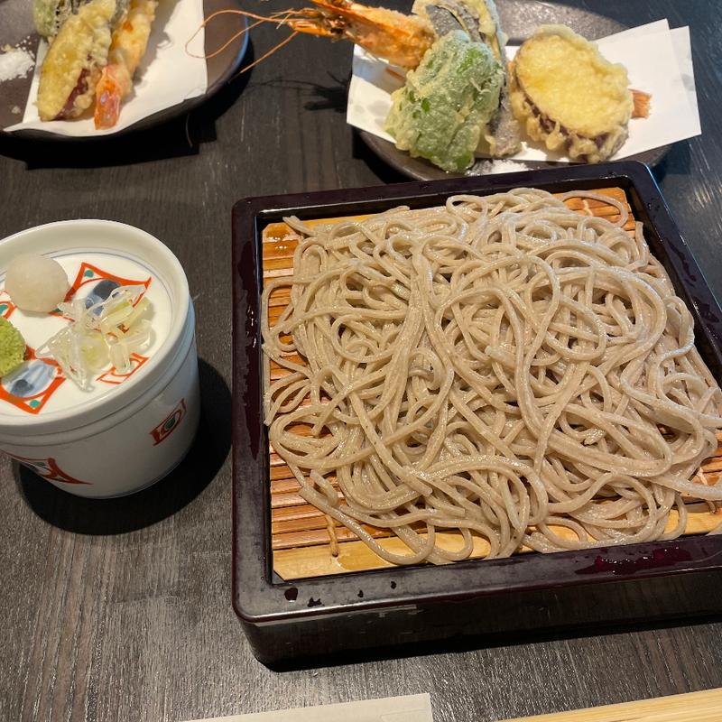 季節の天せいろ(青山 川上庵)