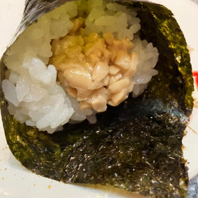 納豆手巻き寿司(くるくる寿し)