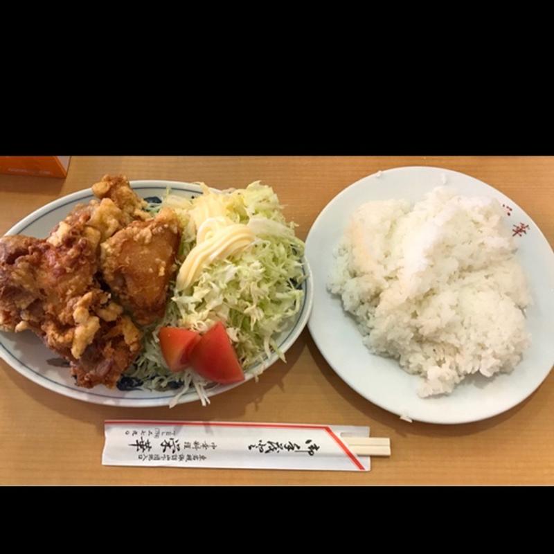 唐揚げ定食(栄華)