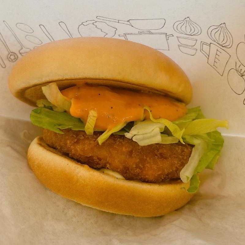 エビマヨソースの海老カツバーガー(モスバーガー 京都二条駅前店 )