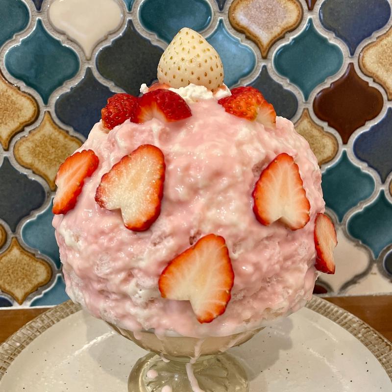 桜ミルク氷(Osaka コロミツ堂)