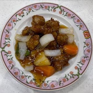 酢豚(餃子の王将 栄店)
