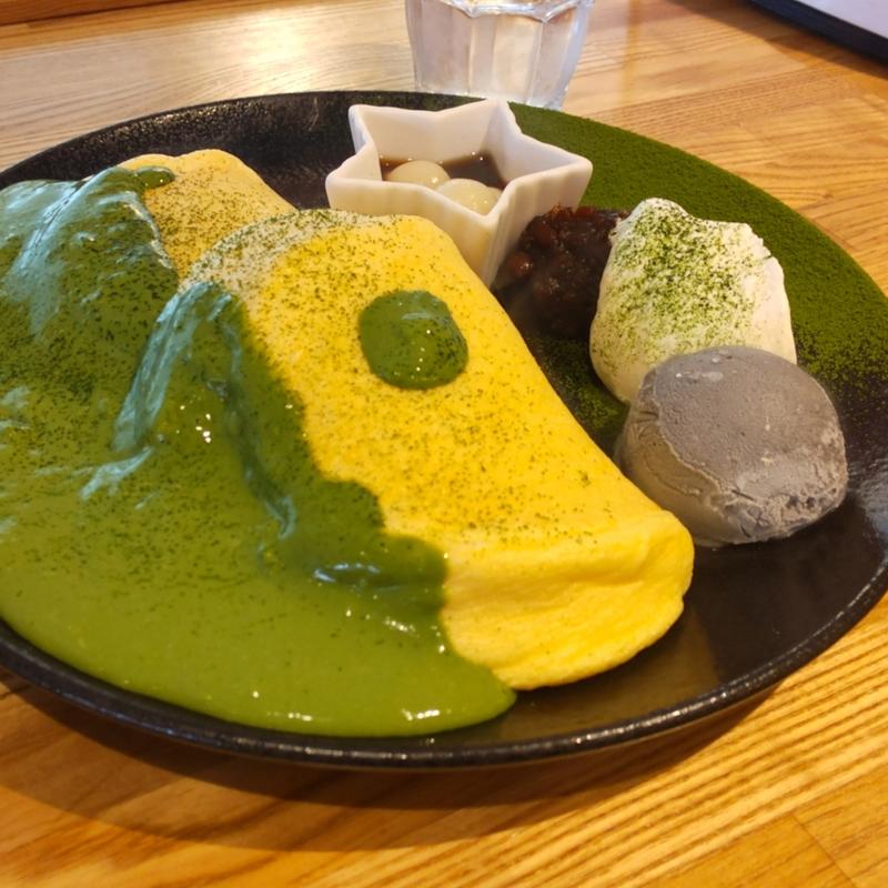 抹茶パンケーキ(ワーキングホリデー・コネクション 原宿・表参道　YMスクエア店)