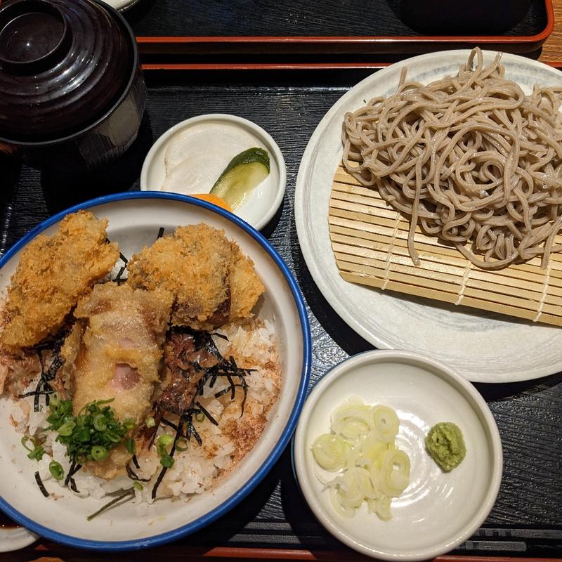 天とよカツ丼と小そば(浅草割烹天とよ神保町店)
