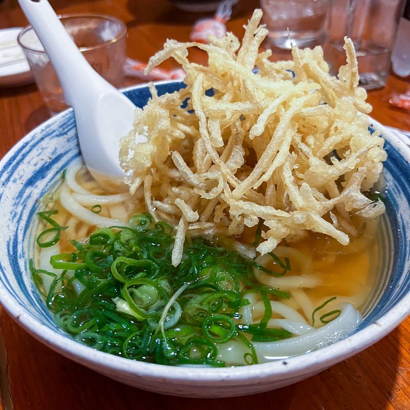 ごぼ天うどん(つきよし)