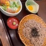 カツ丼定食(セルフ蕎麦 おらが蕎麦 神戸駅フードテラス店)