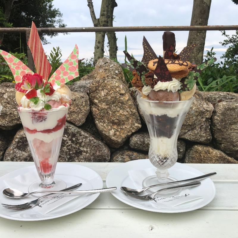 チョコレートパフェ(フレベールラデュ Au fraisvert-radieux)