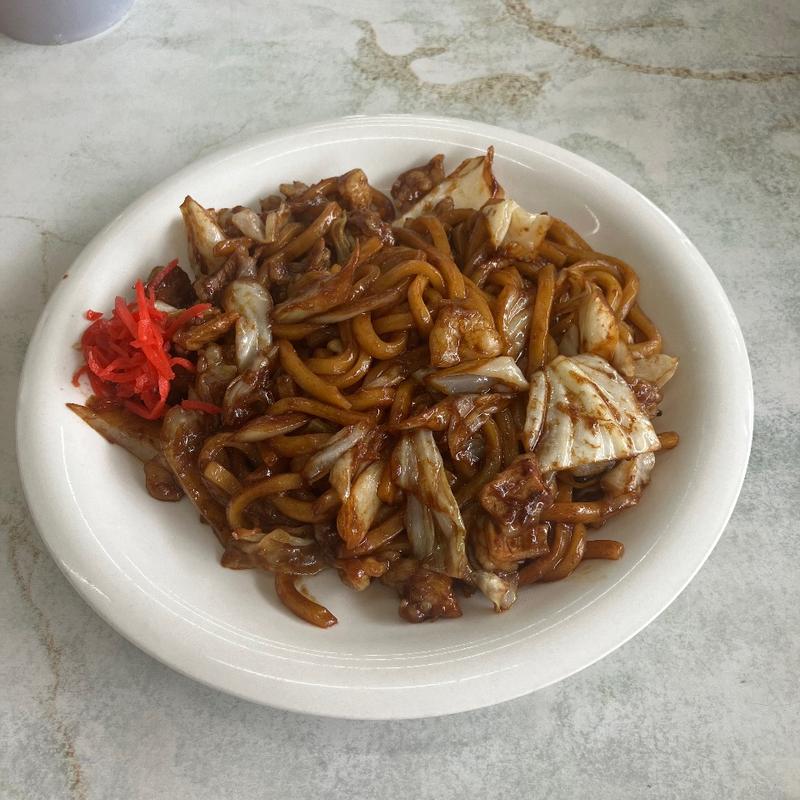 牛ホルモンみそ焼きうどん(川森食堂 )