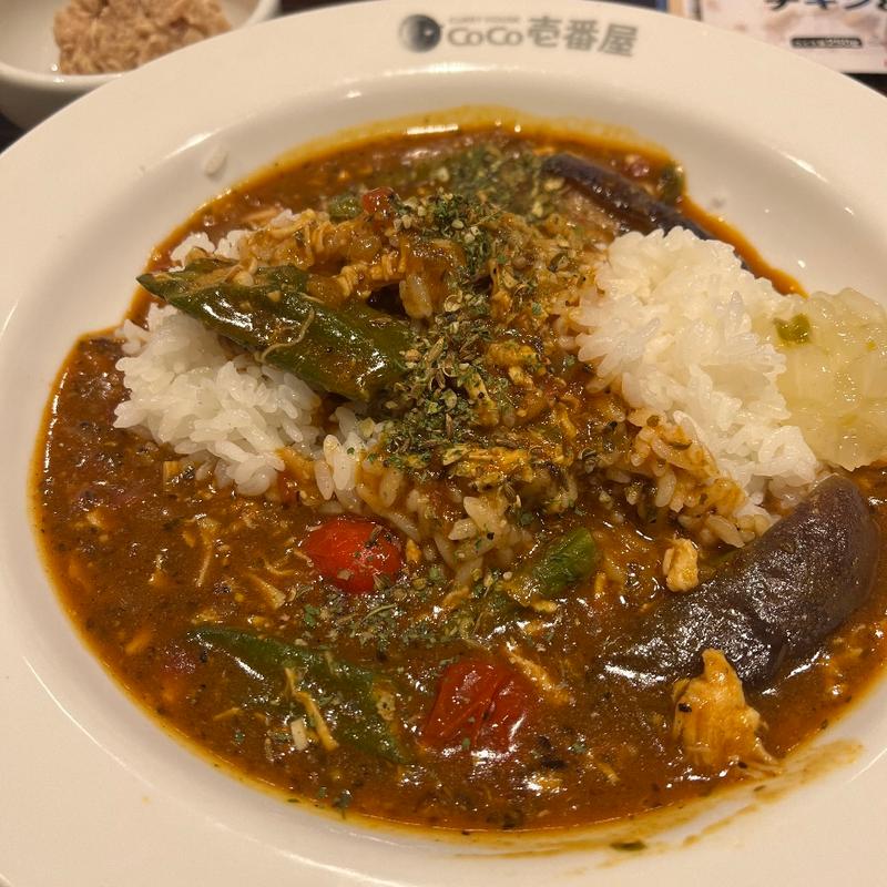 チキンと夏ベジのスパイスカレーツナ(カレーハウス CoCo壱番屋 ＪＲ浦和駅西口店)