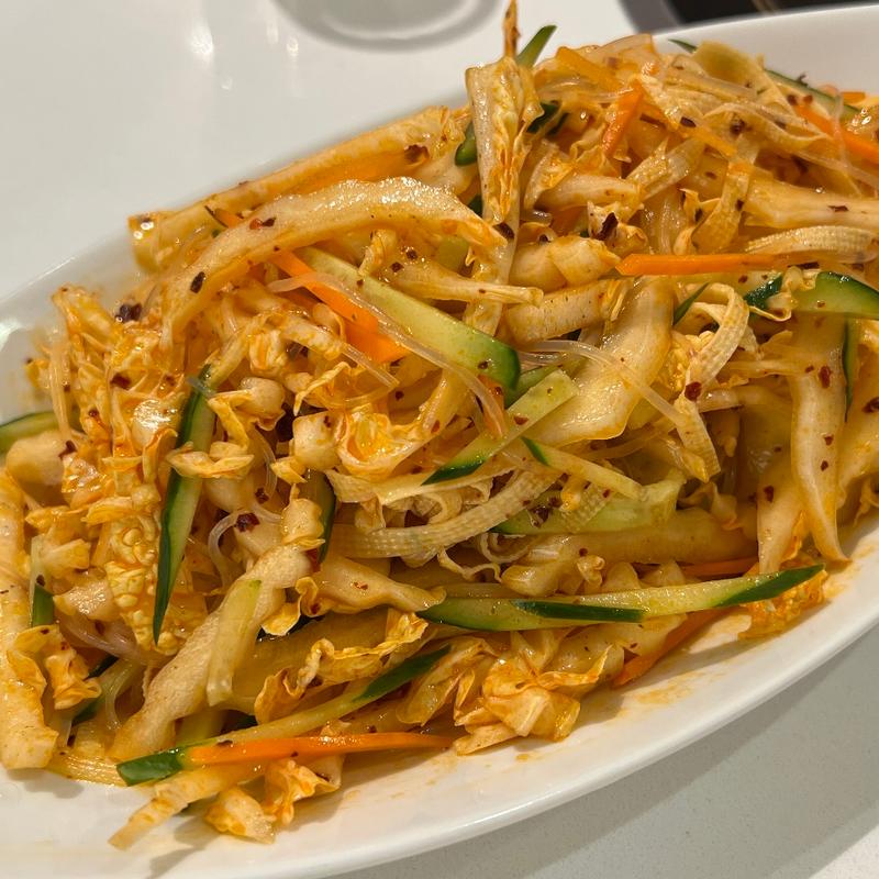 野菜サラダ(中国東北菜 川菜 月縁春)