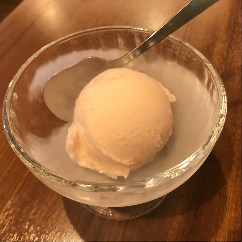 桃のソルベ(磐梯2号店)
