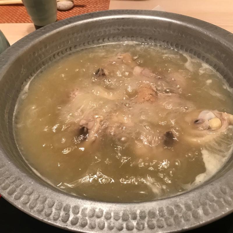 水炊き(博多華味鳥 銀座四丁目店)