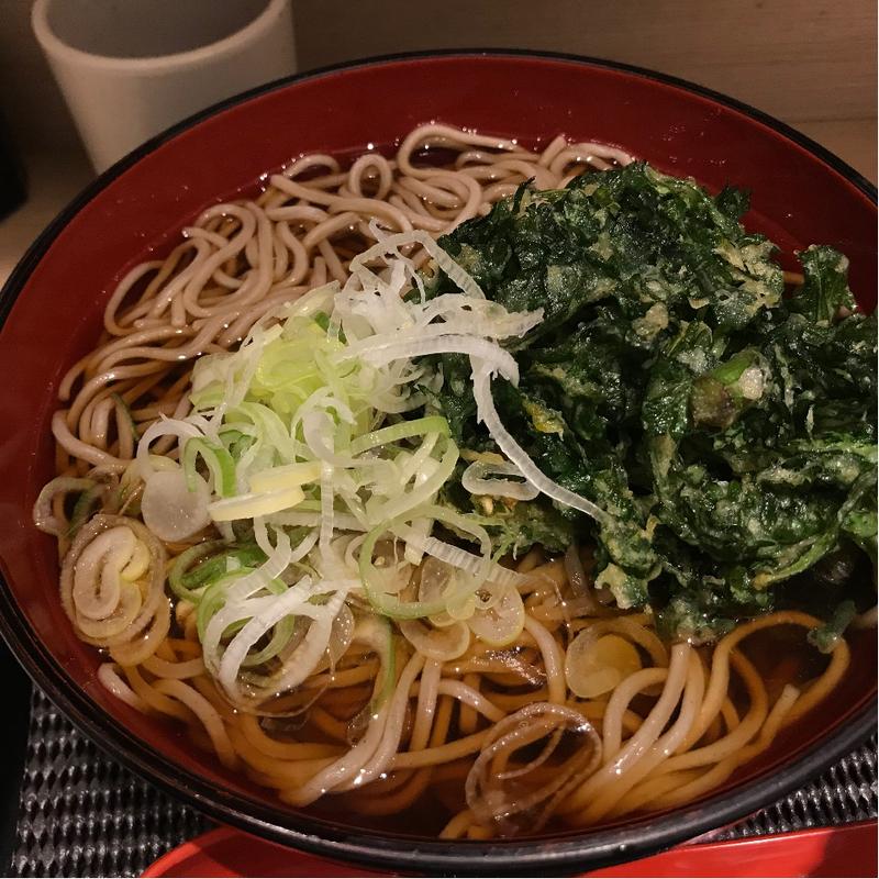 春菊天ぷらそば(凜や Otemachi One店)