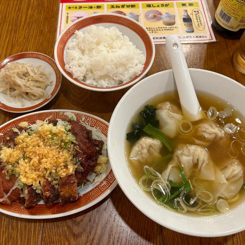 油淋鶏定食(広州市場 五反田店)