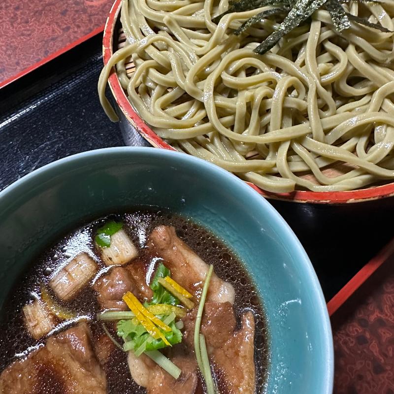 鴨汁そば(博多藪)