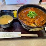 カツカレー丼