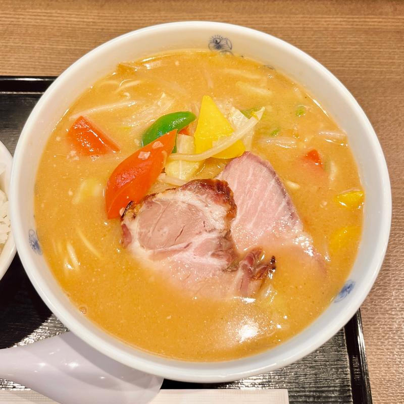 味噌タンメン焼豚のせレギュラー(淺草來々軒)