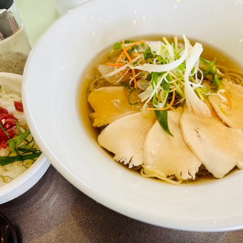 冷た〜い鶏中華そば(ウエストワンズカントリークラブ )