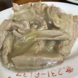 チートの生姜炒め(台湾料理 第一亭)