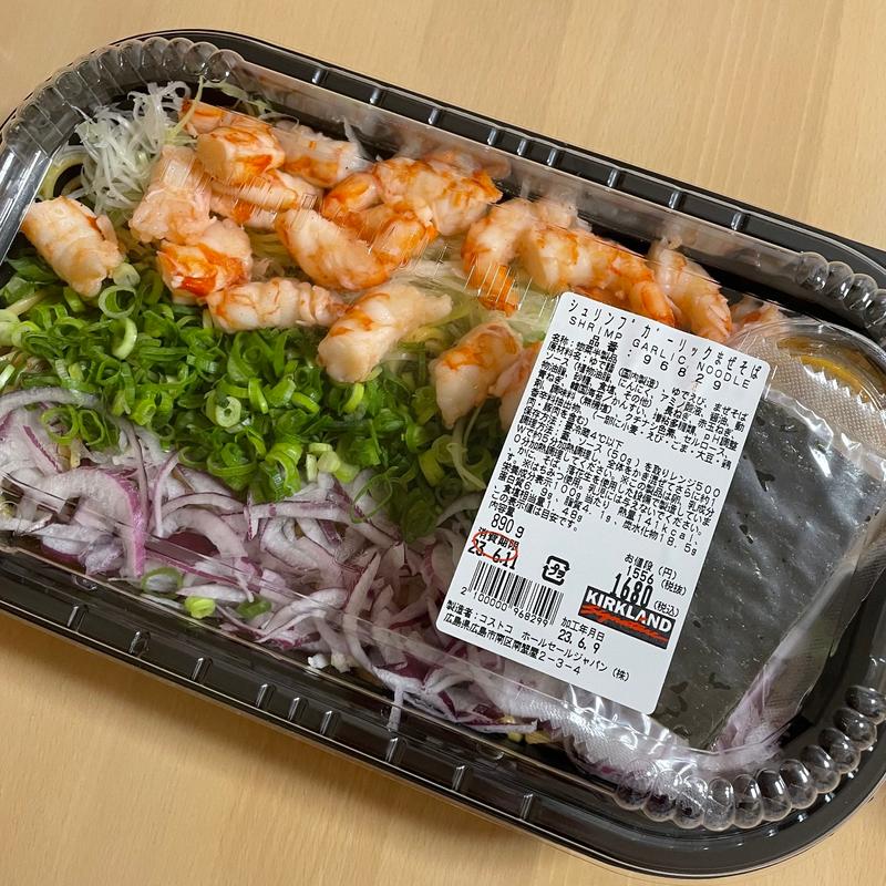シュリンプガーリックまぜそば(コストコ 広島倉庫店 )