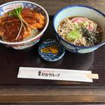 味噌カツ　二八蕎麦