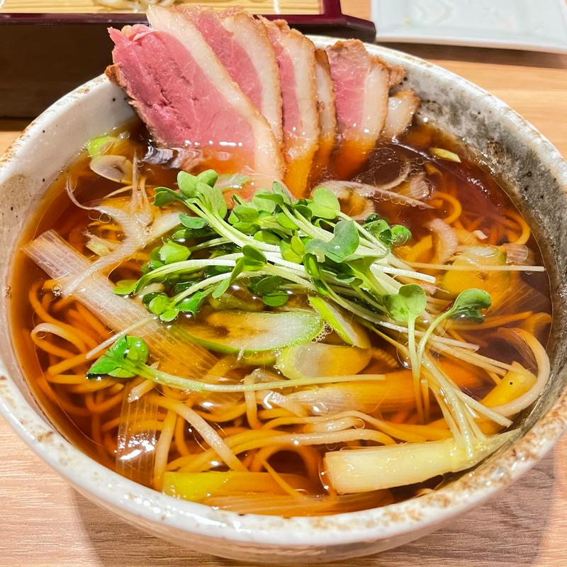 鴨南蛮蕎麦(手打ち蕎麦 はせべ)