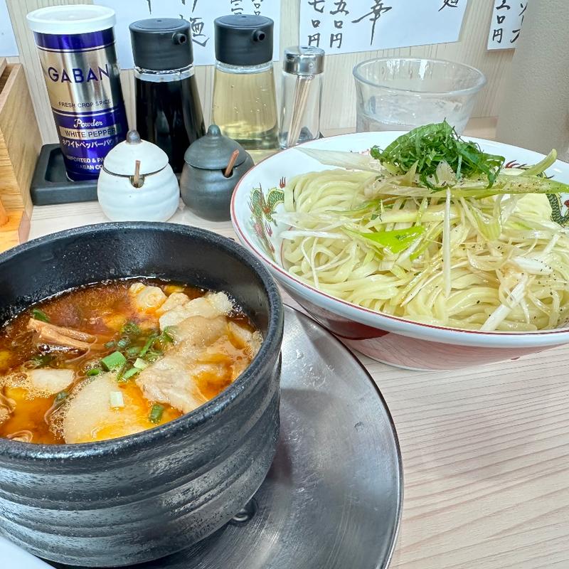 背脂味噌つけ麺(ラーメン専科 竹末食堂)