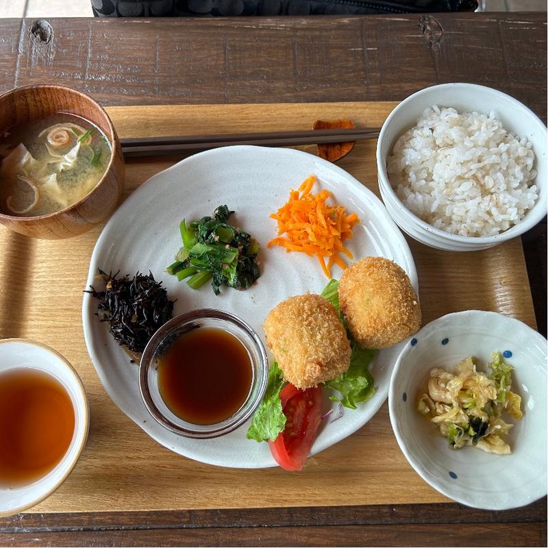 本日のランチ(里芋コロッケ)(タビタビ （tabitabi）)
