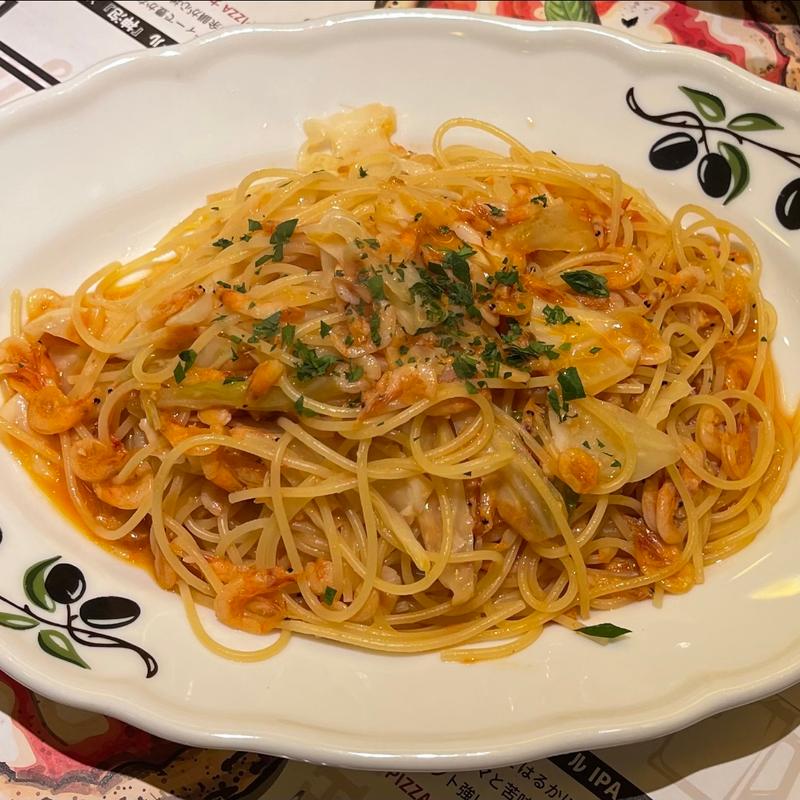 桜エビと春キャベツのパスタ(ビッレリア&ピッツェリア ルーチェ （LUCE）)