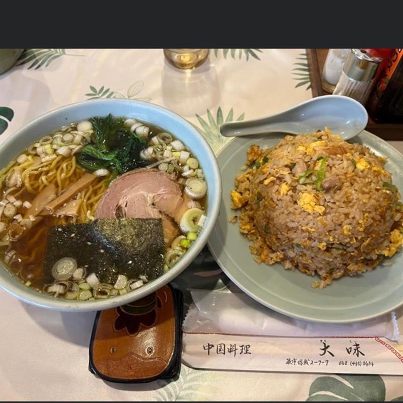 ラーメン半チャーハンセット(大味)