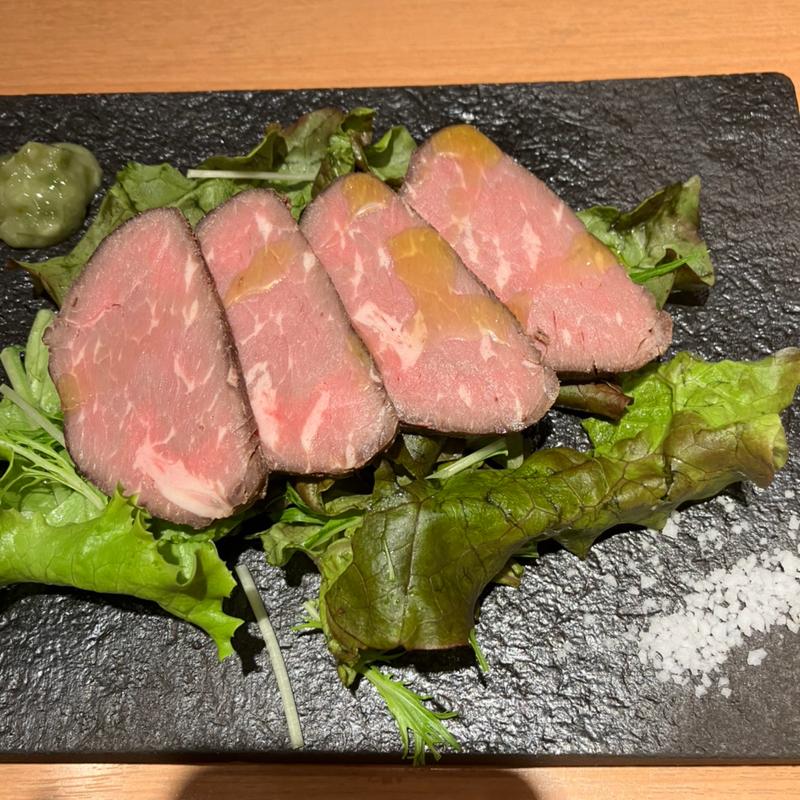 ”自家製”低温ローストビーフ(ヱビスバー 札幌アピア店 (YEBISU BAR Sapporo Apia))