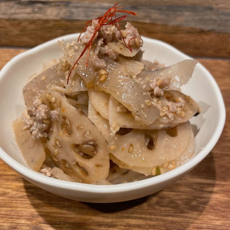 レンコンとこんにゃくのきんぴら(kuchibue（クチブエ）)