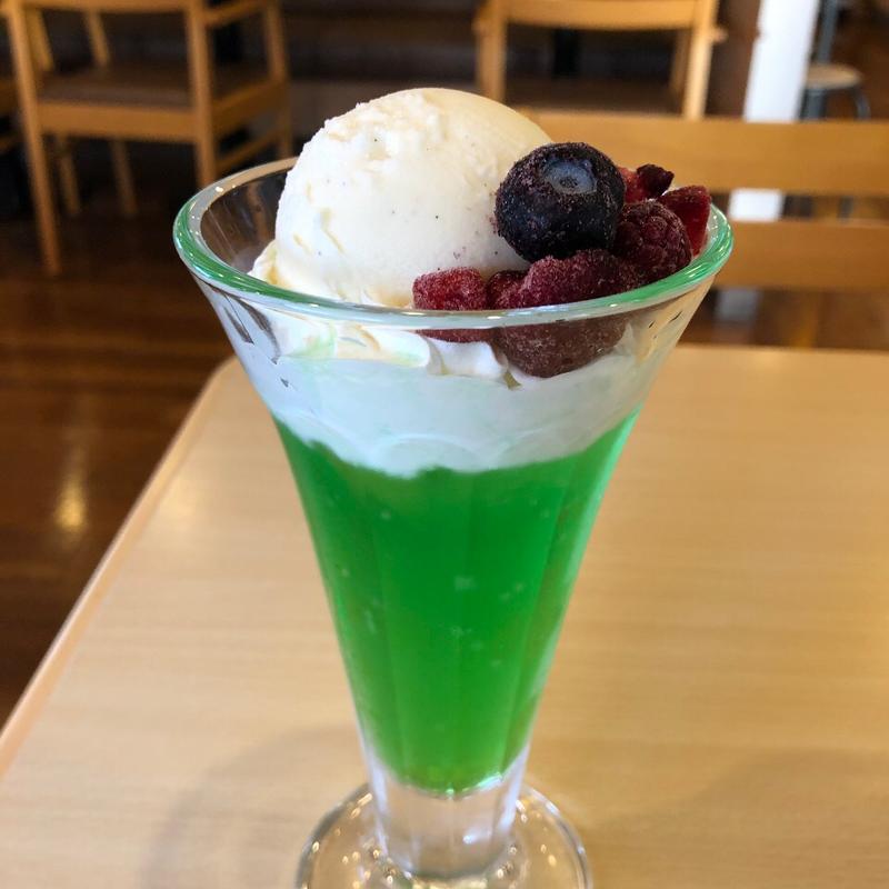 ホイップinメロンクリームソーダ(ジョイフル八潮店)