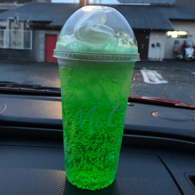 マックフロート・メロン(マクドナルド 尾竹橋通り栗原店)