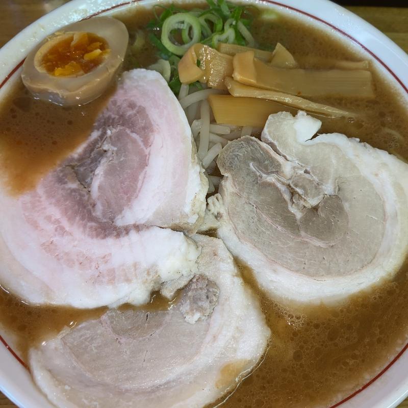 醤油豚骨ラーメン大（2玉）(らー麺 ふじもと)