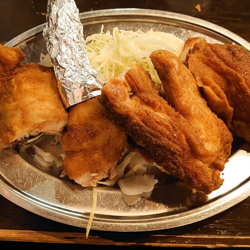 鶏半身揚げ(新潟酒場 七福)