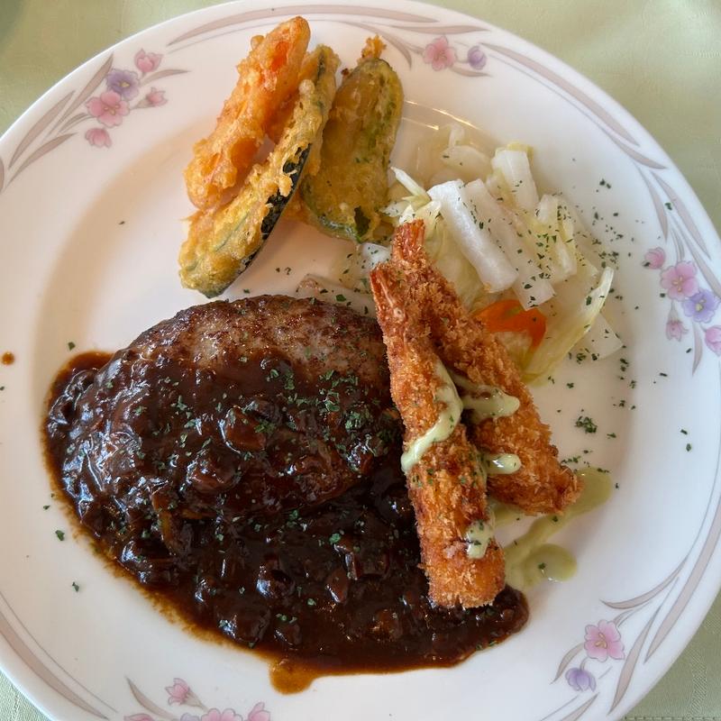 あぐーハンバーグエピフライ添え(ポレール )