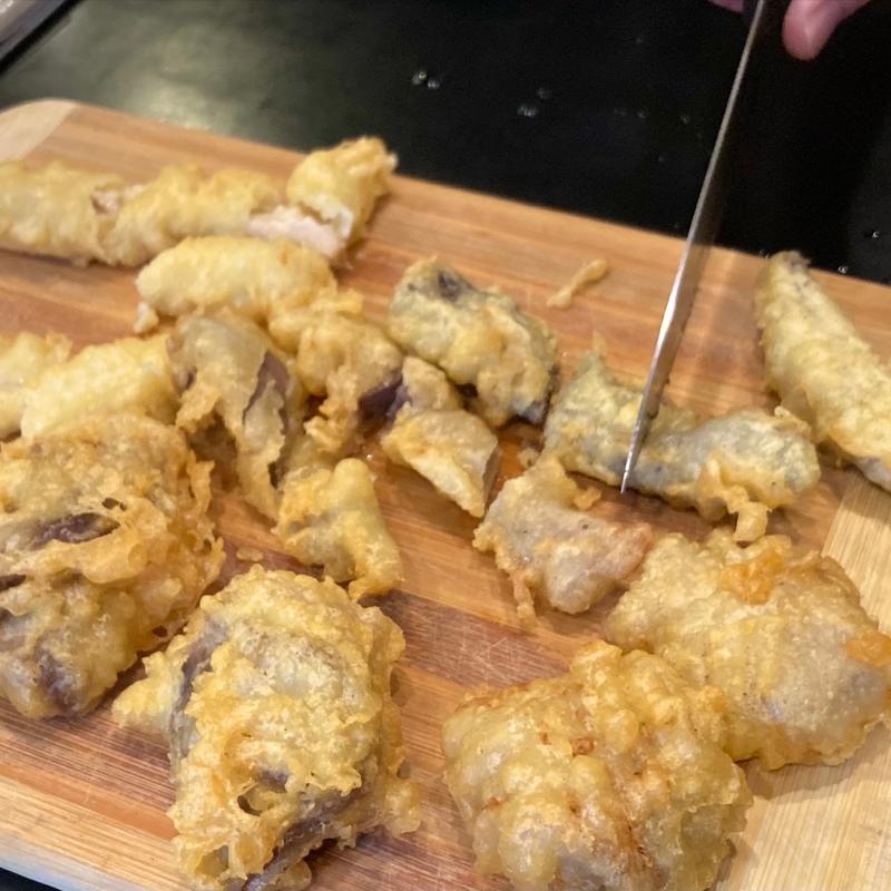 ホルモン天ぷら全部盛り(ホルモン天ぷら まめすけ)