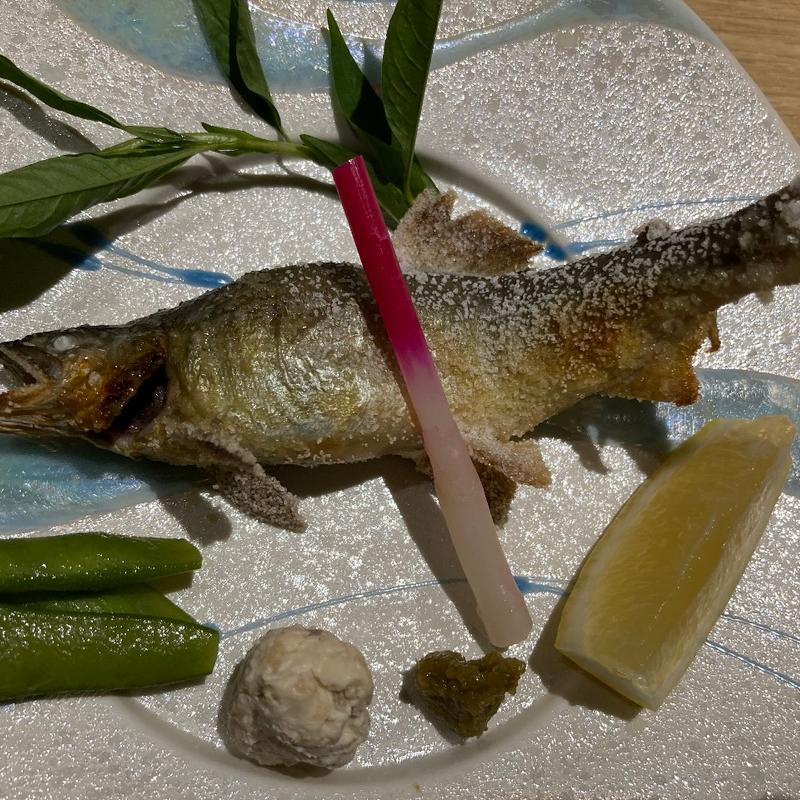 鮎の塩焼き(しら河 今池ガスビル店)