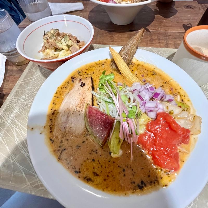 スパイスラーメンセット(スパイスラーメン 点と線.)