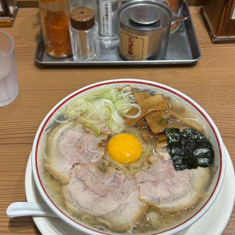 特製中華そば(玉 バラそば屋 アゼリア川崎店)