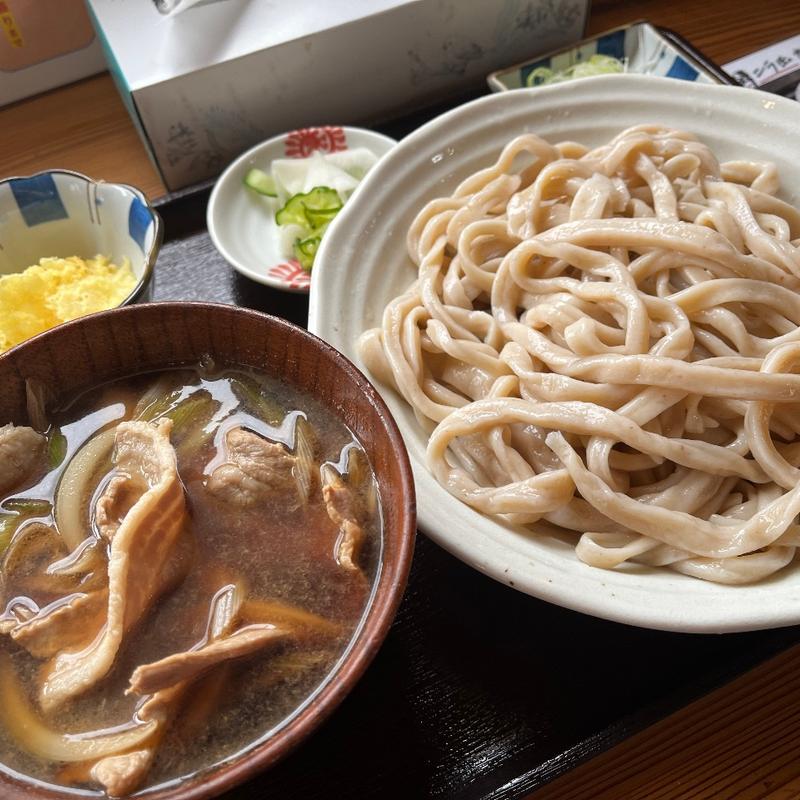 肉汁うどん（中盛）(武蔵野うどん　くわ郷)